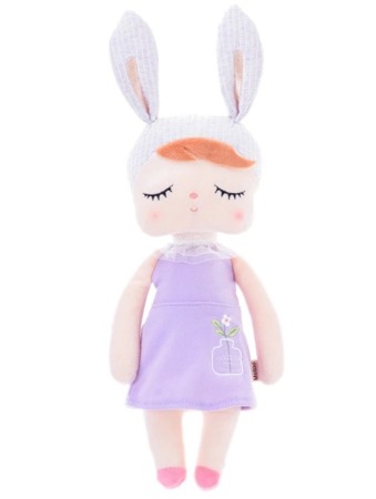 Metoo Angela Bunny Doll in Violet Dress 