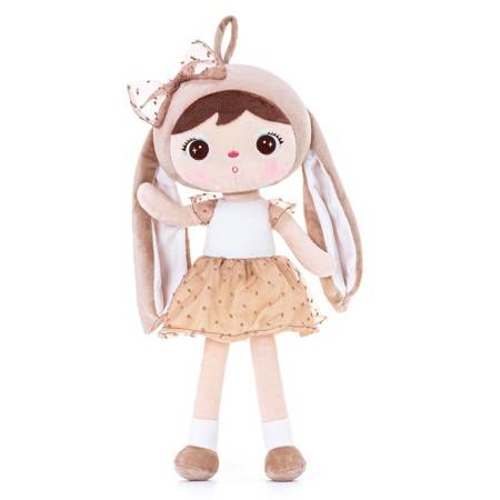 Metoo Beige Bunny Doll with Bow