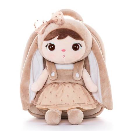 Metoo Beige Bunny with Bow Bacpack