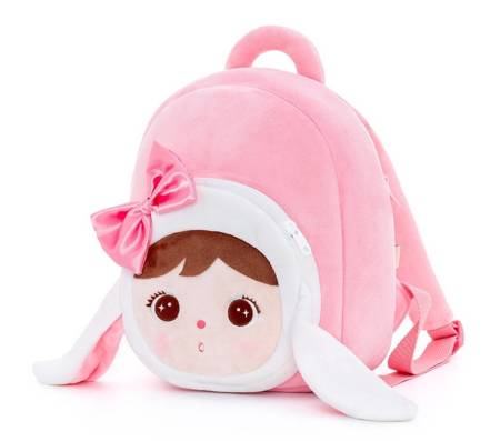 Metoo Bunny Doll with Bow Bacpack