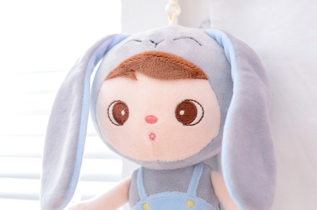 Metoo Mini Blue Bunny Doll 
