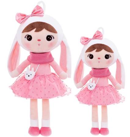 Metoo Personalized Rabbit with Bow XL Doll 70 cm