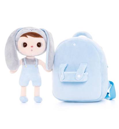 Personalized Blue Bunny Backpack