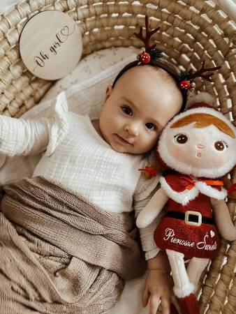 Set of Dolls - Personalized Bunny and Christmas Doll