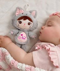 Lalka Metoo Mini personalizowana Puchaty Kotek z Kokardką