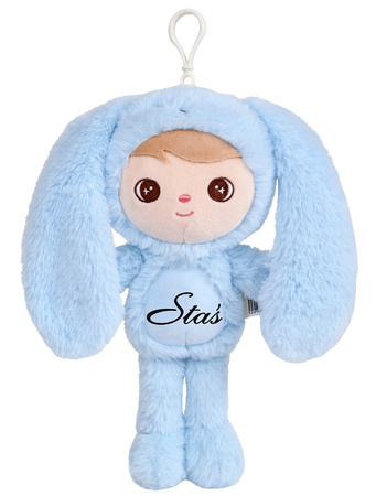 Lalka Metoo Mini personalizowany Puchaty Błękitny Króliś