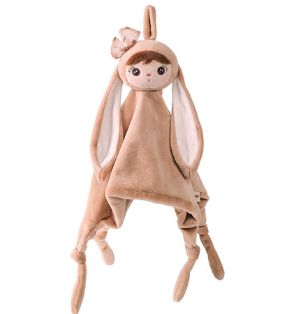 Metoo DouDou Personalized Beige Bunny with Bow