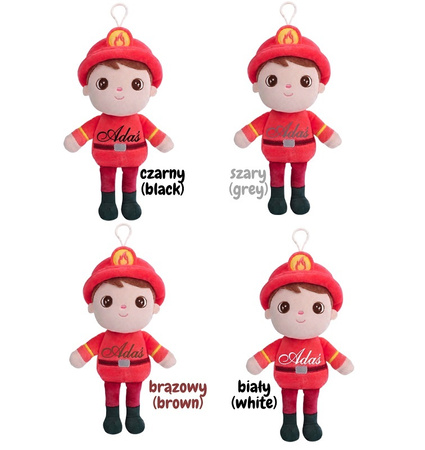 Lalka Metoo Mini personalizowany Strażak