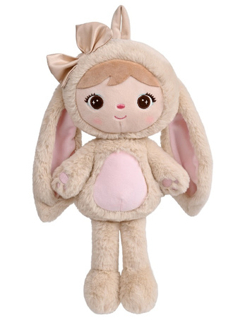 Metoo Fluffy Light Beige Bunny Girl with Bow